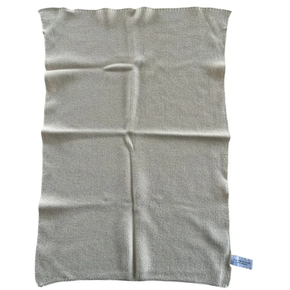 The Farmhouse Rachel Ashwell 100% Cotton Waffle Weave Kitchen Towel Cream
